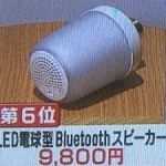 2コ買いすべし！無印「LED電球型Bluetoothスピーカー」
